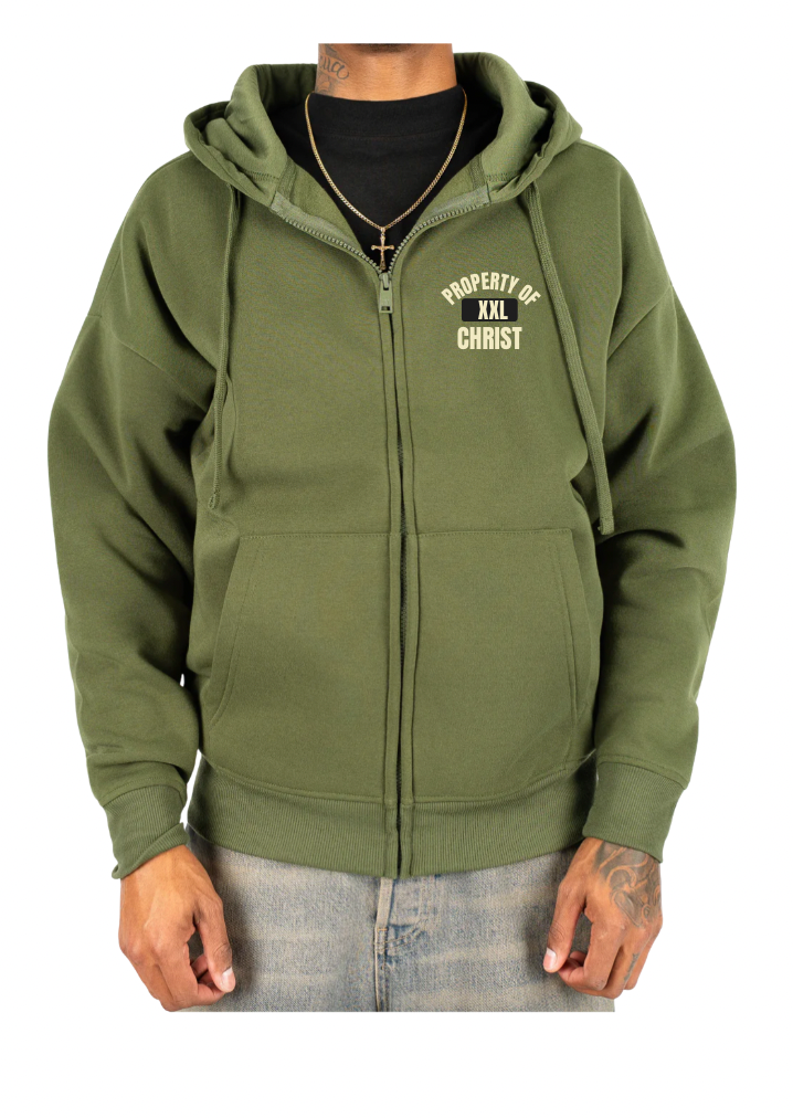 " Property Christ " Zip Up Jacket